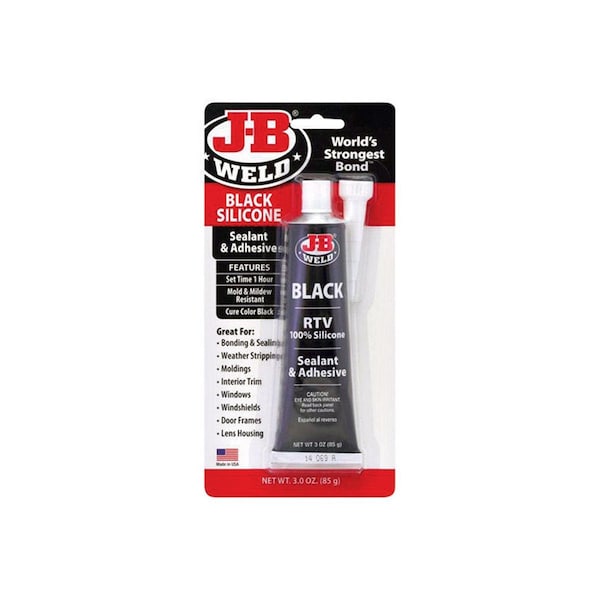 Pinpoint 32 oz Black RTV Silicone Sealant PI3307171 - main